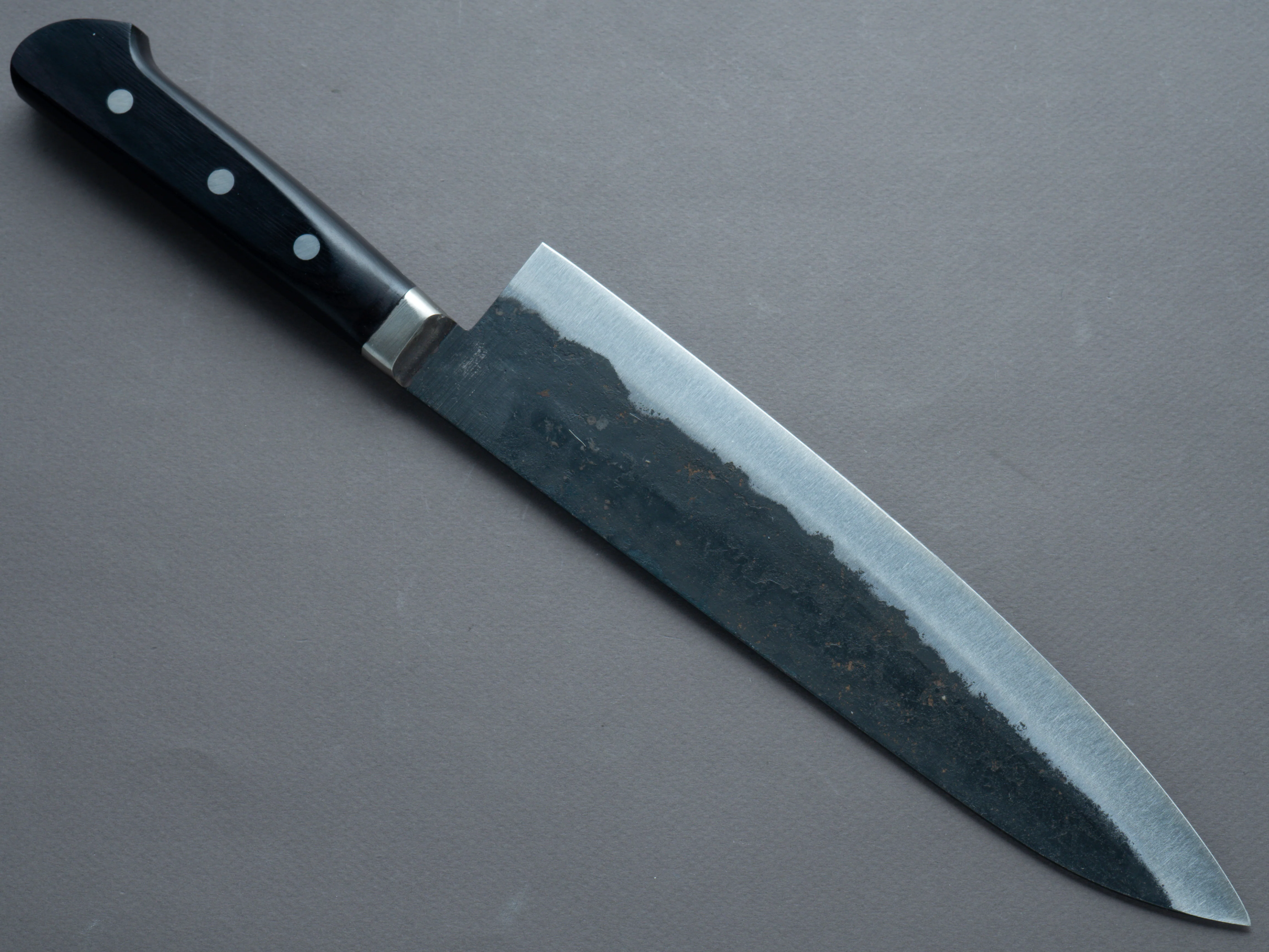 Morihei - Hisamoto - Kurouchi - White #1 - Gyuto 240mm - Western Handle - Image 2
