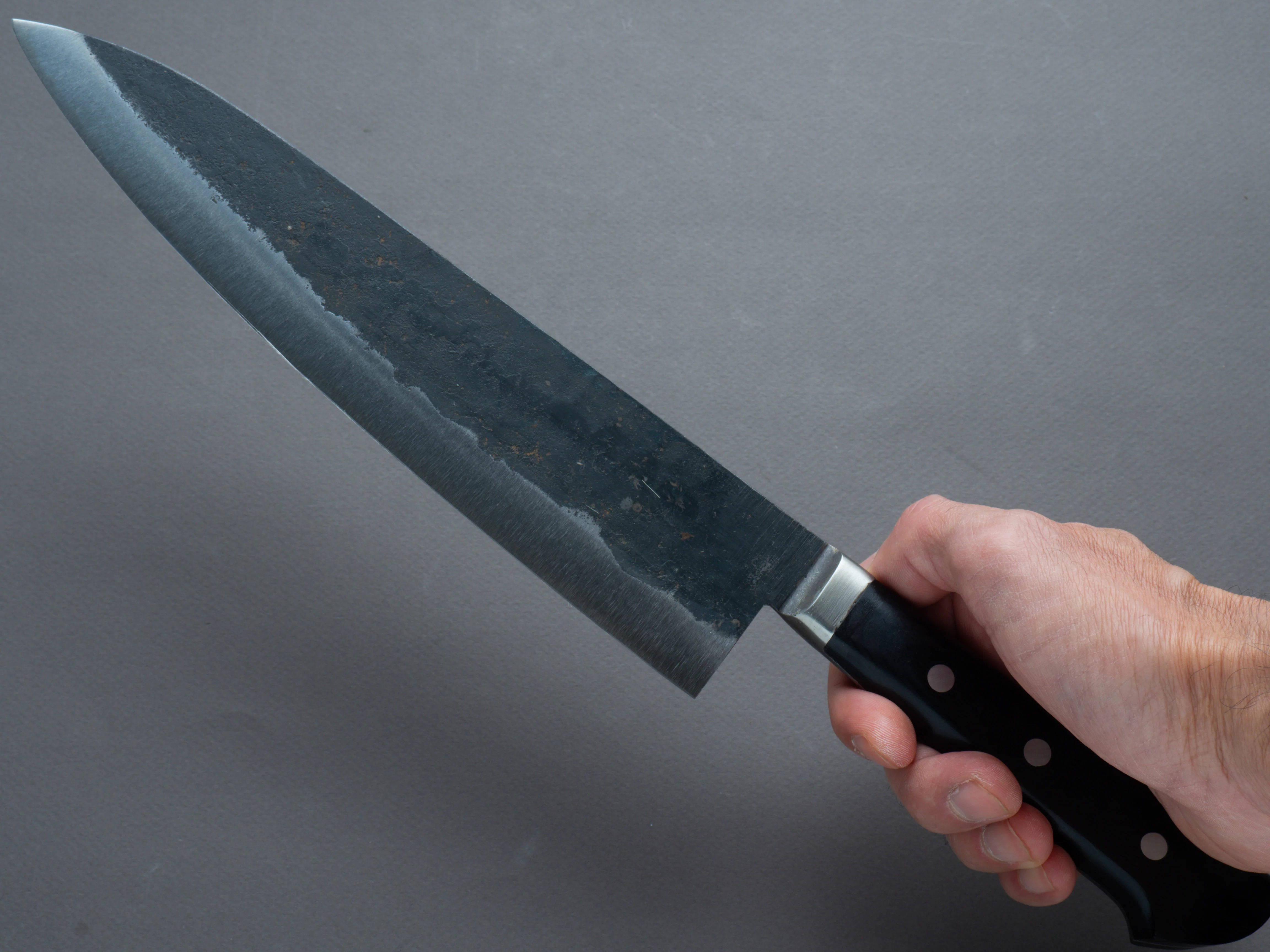 Morihei - Hisamoto - Kurouchi - White #1 - Gyuto 240mm - Western Handle - Image 6