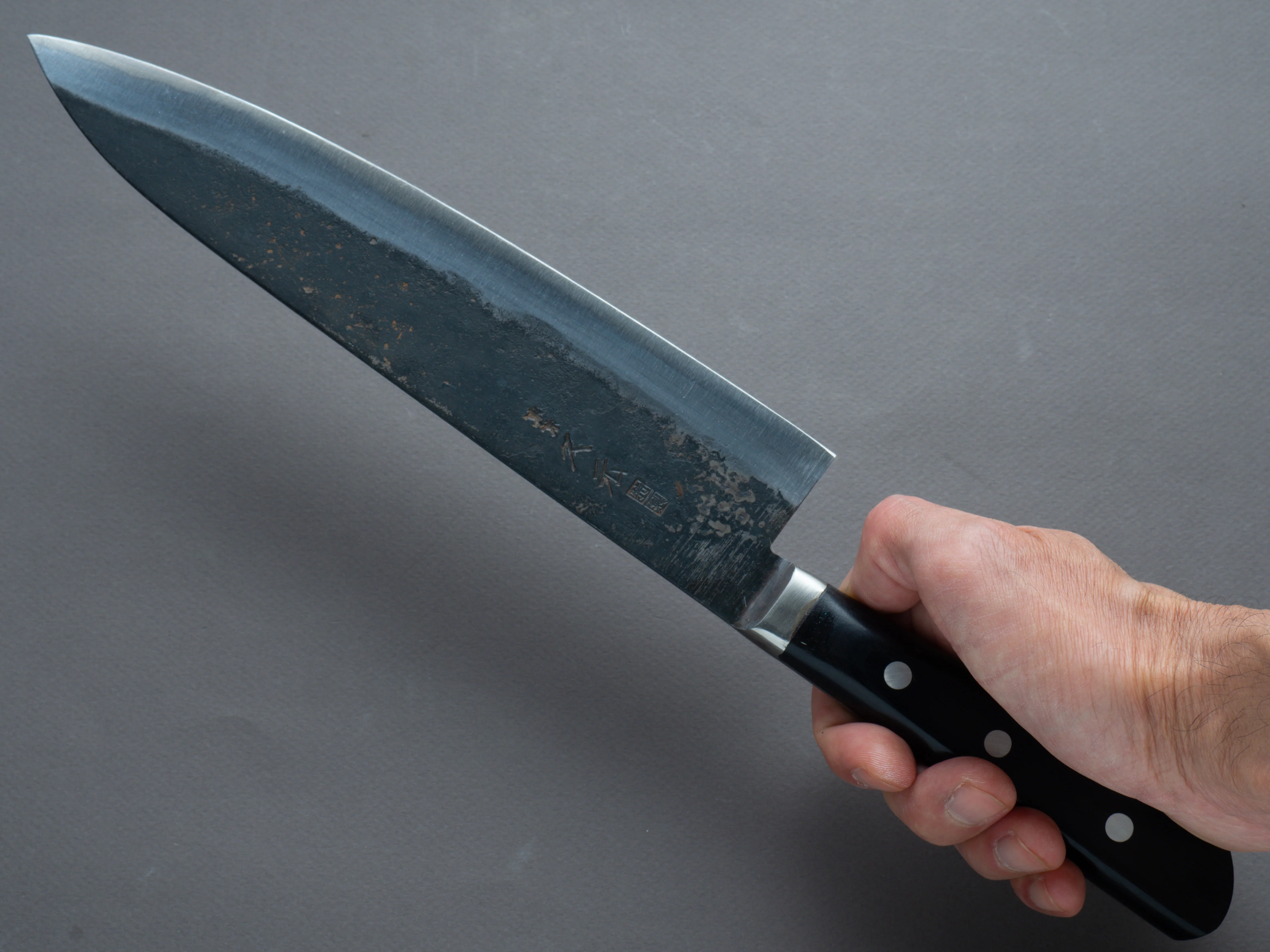 Morihei - Hisamoto - Kurouchi - White #1 - Gyuto 240mm - Western Handle - Image 7