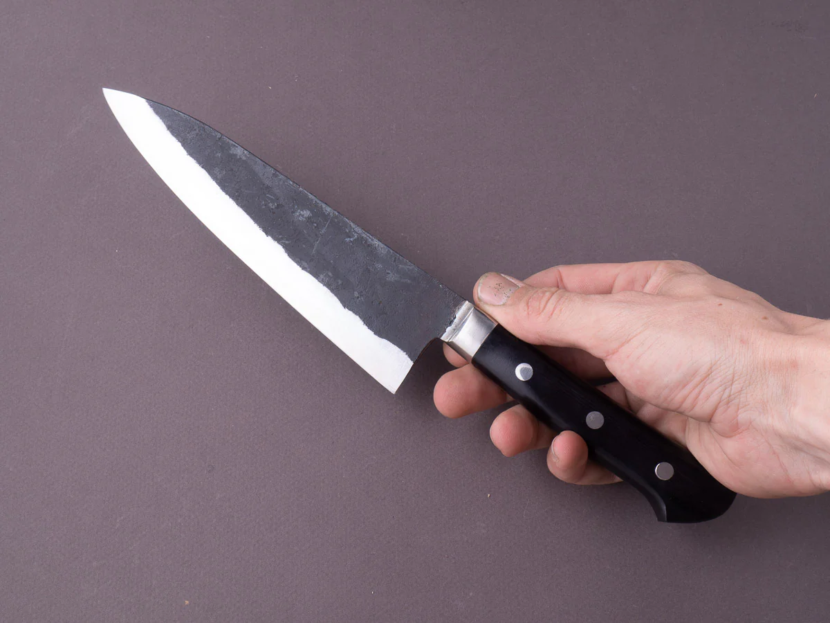 Morihei - Hisamoto - White #1 - Kurouchi - 180mm - Gyuto - Western Handle - Image 6
