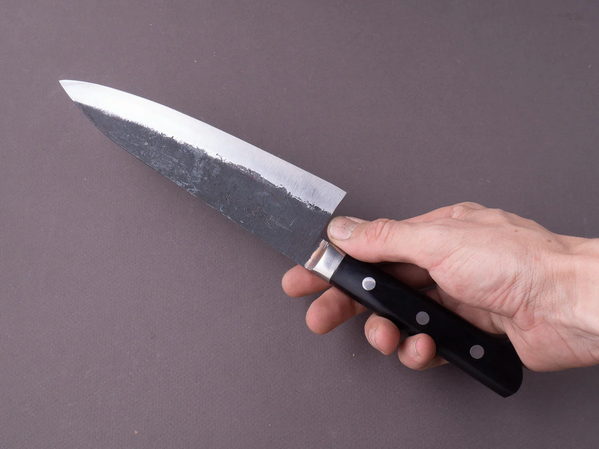 Morihei - Hisamoto - White #1 - Kurouchi - 180mm - Gyuto - Western Handle - Image 7