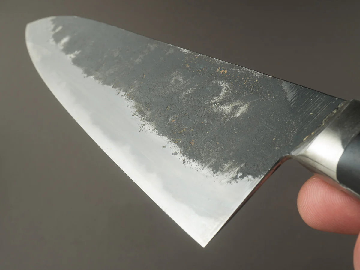 Morihei - Hisamoto - White #1 - Kurouchi - 240mm - Gyuto - Western Handle - Fine Finish - Image 10