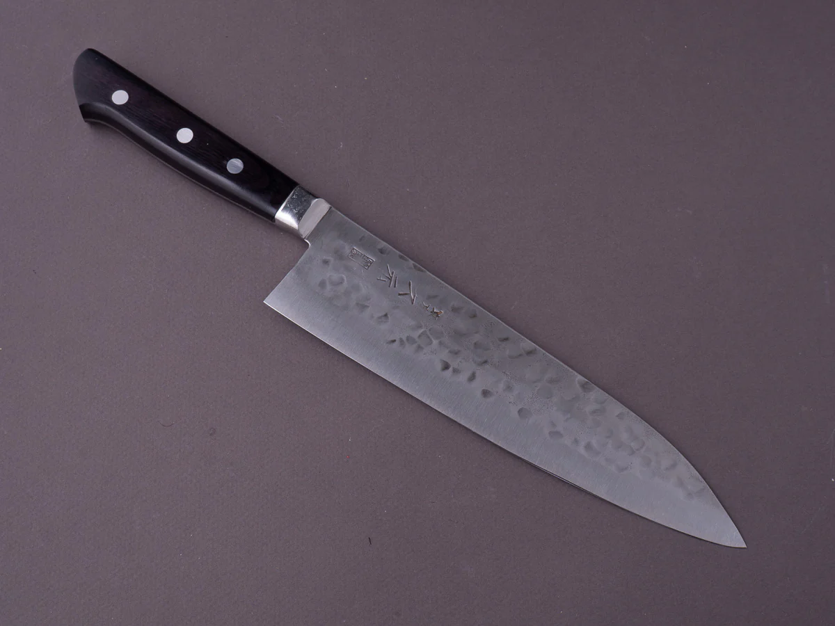 Morihei - Hisamoto - White #1 - Stainless Clad - Tsuchime - 210mm - Gyuto - Western Handle