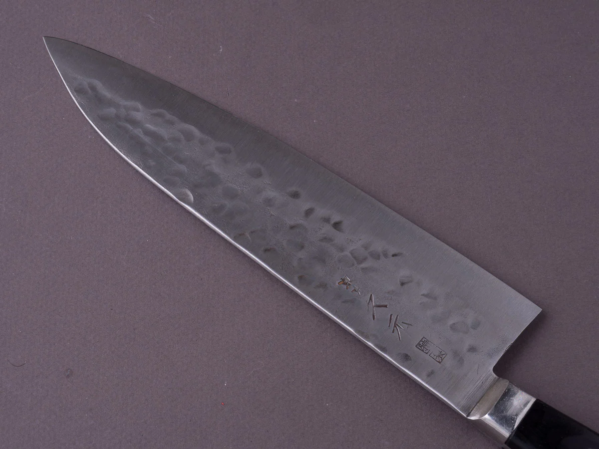 Morihei - Hisamoto - White #1 - Stainless Clad - Tsuchime - 210mm - Gyuto - Western Handle - Image 3