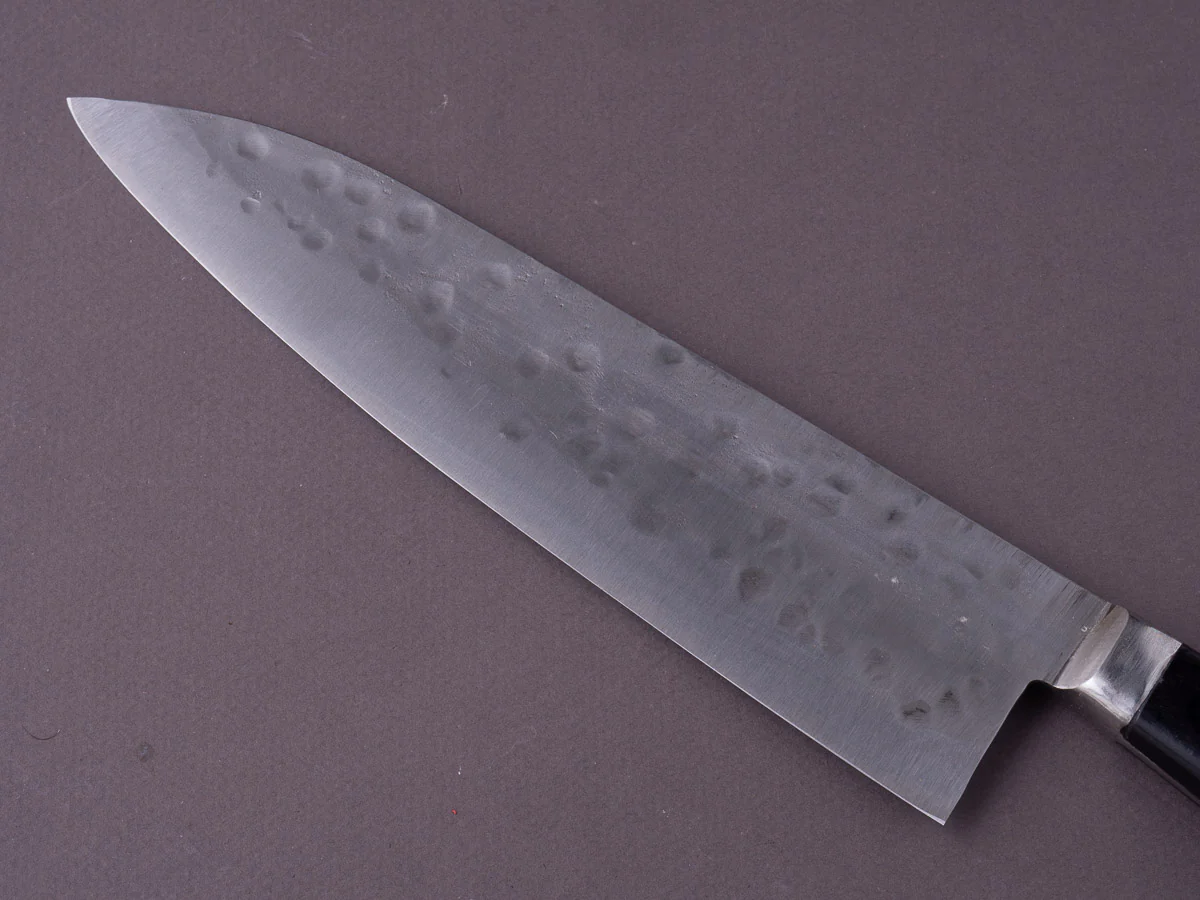 Morihei - Hisamoto - White #1 - Stainless Clad - Tsuchime - 210mm - Gyuto - Western Handle - Image 4