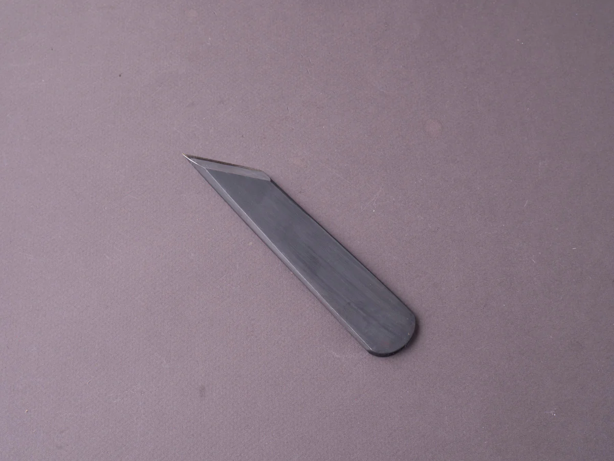 Morihei - Hon-Kunihide - White #2 - 39mm Kiridashi (Eggplant)