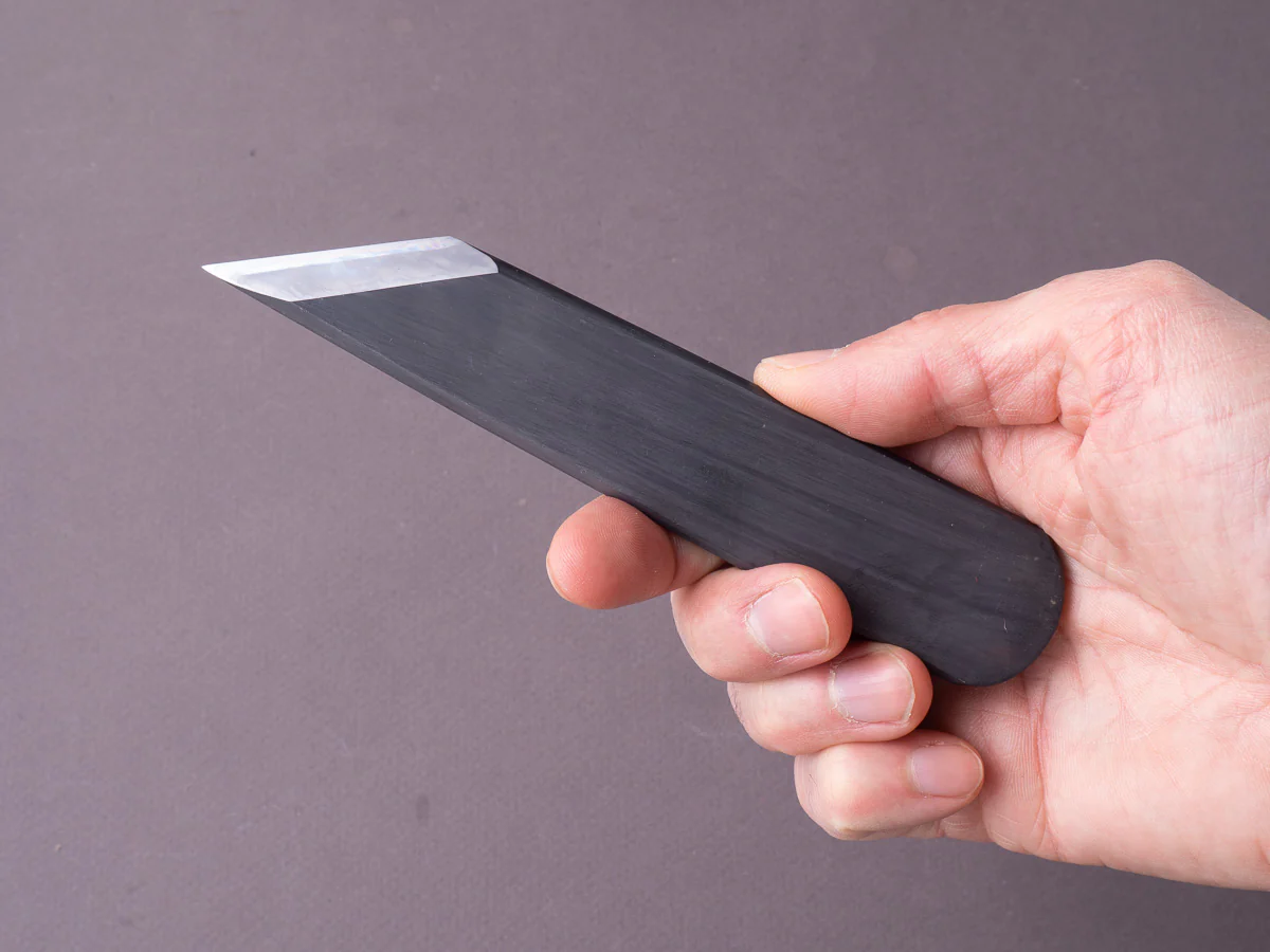 Morihei - Hon-Kunihide - White #2 - 39mm Kiridashi (Eggplant) - Image 3