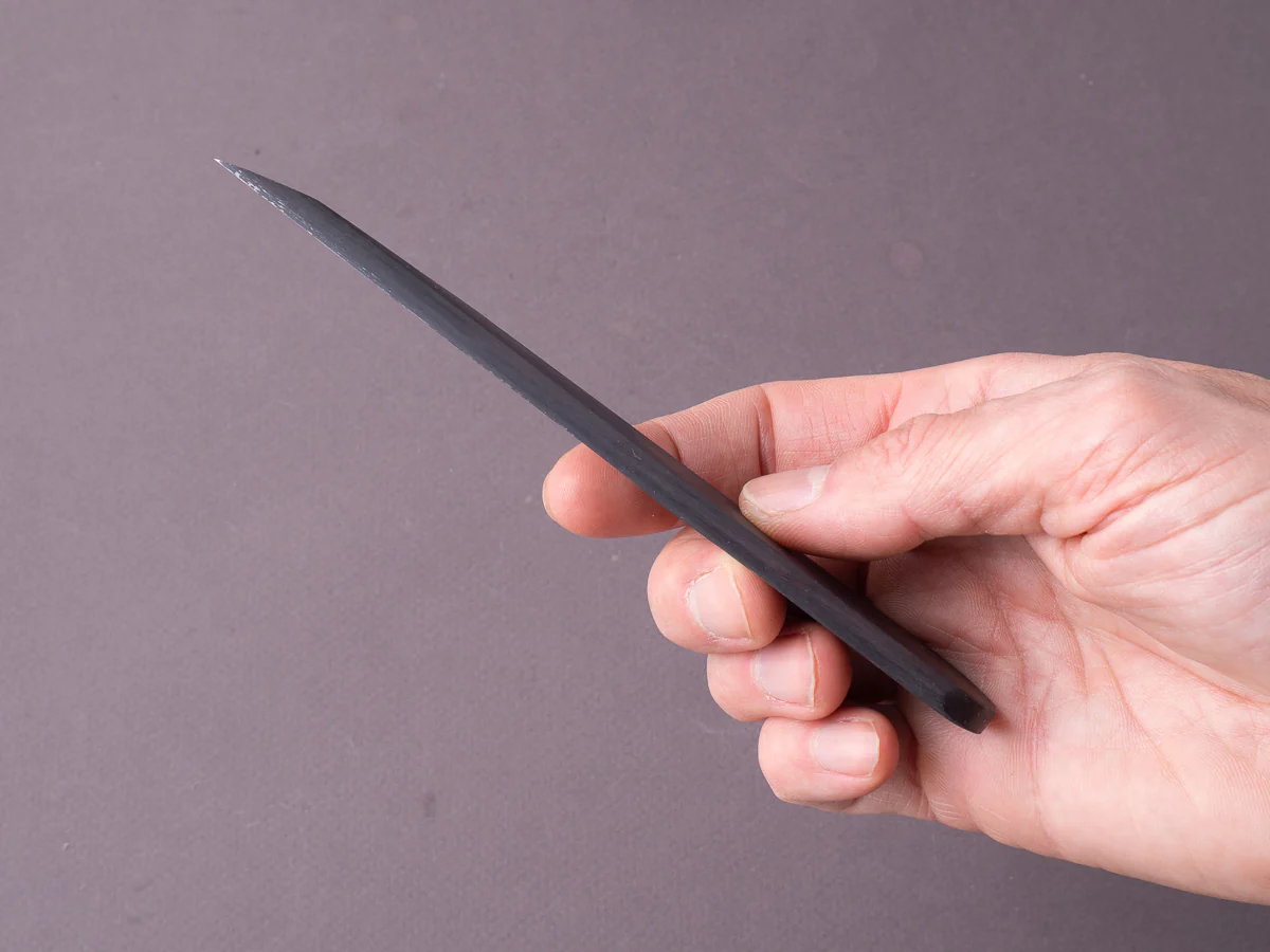 Morihei - Hon-Kunihide - White #2 - 39mm Kiridashi (Eggplant) - Image 5