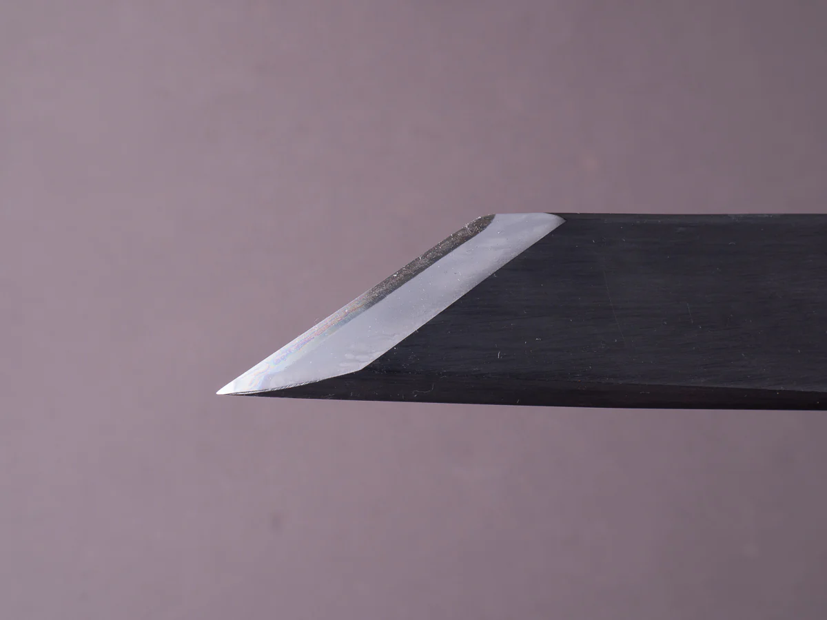 Morihei - Hon-Kunihide - White #2 - 39mm Kiridashi (Eggplant) - Image 6