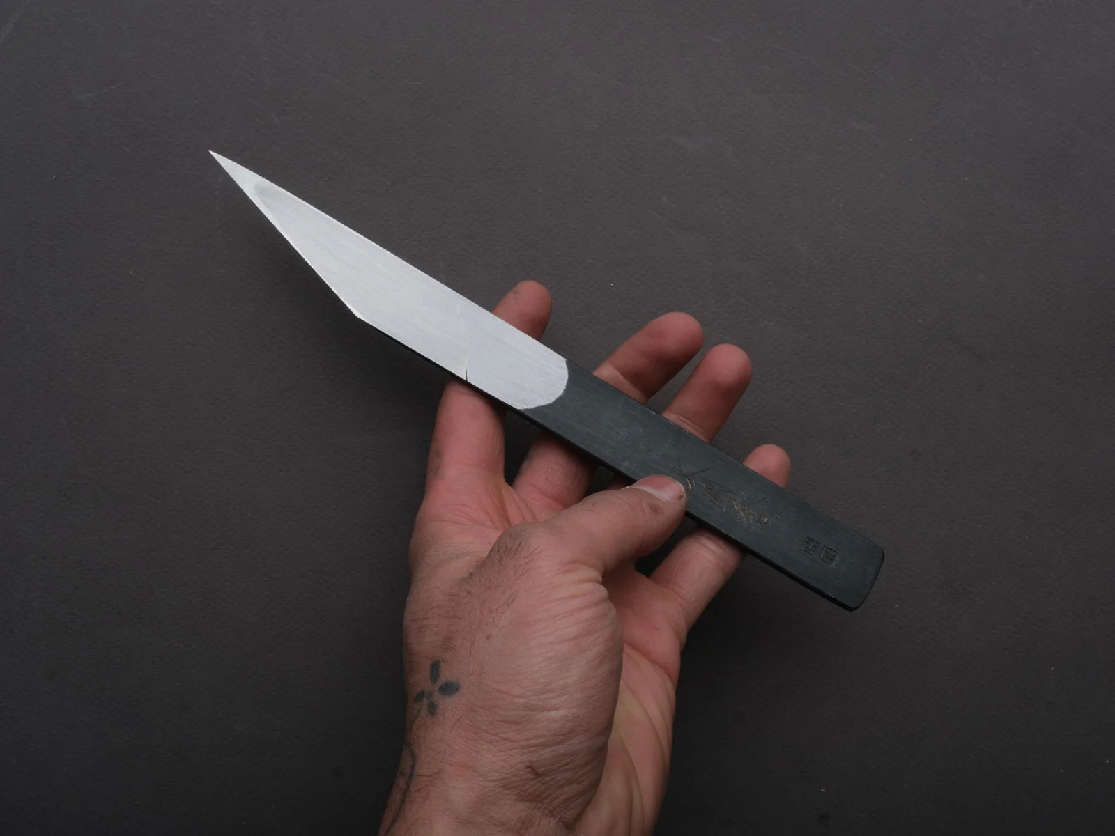 Morihei - Kiridashi - Hon-Kunihide - White #2 - Tsuchime - 60mm (Thick) - Image 3