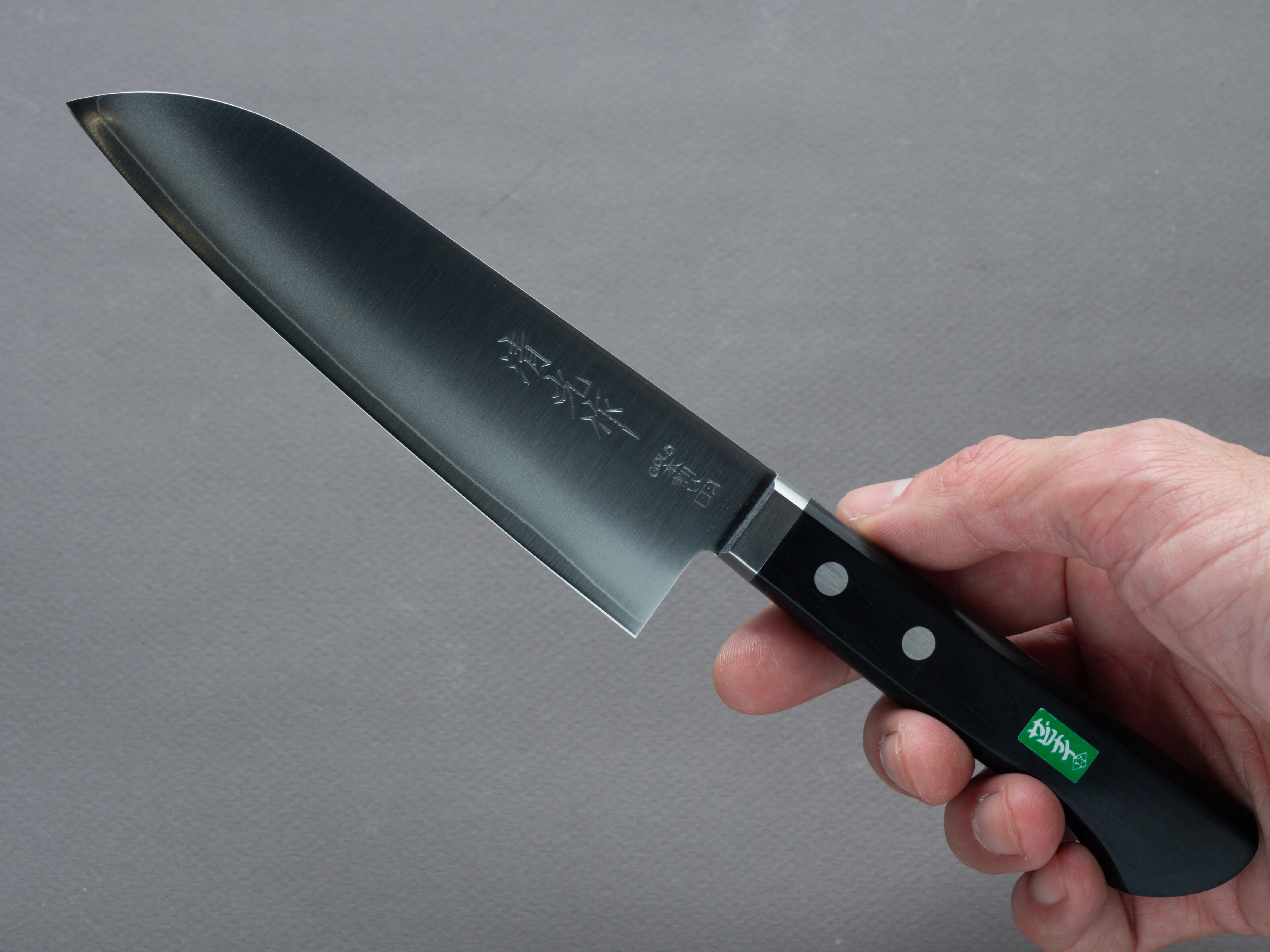 Morihei - Kiyomitsu - Santoku - 140mm - Pakka Handle - #140 - Image 6