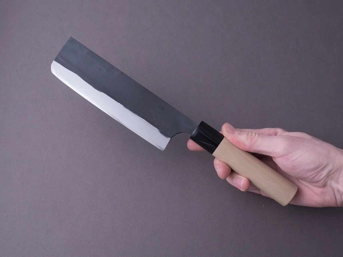 Morihei - Munetsugu - Blue #2 - Kurouchi - 165mm Nakiri - Image 10