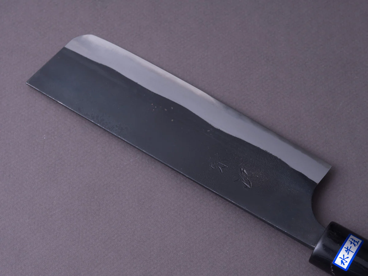 Morihei - Munetsugu - Blue #2 - Kurouchi - 165mm Nakiri - Image 7