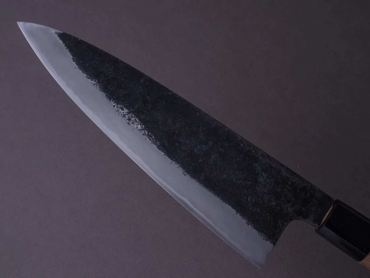 Morihei - Kurouchi #6 - White #2 - 210mm Gyuto - Walnut Handle - Extra Height - Image 2