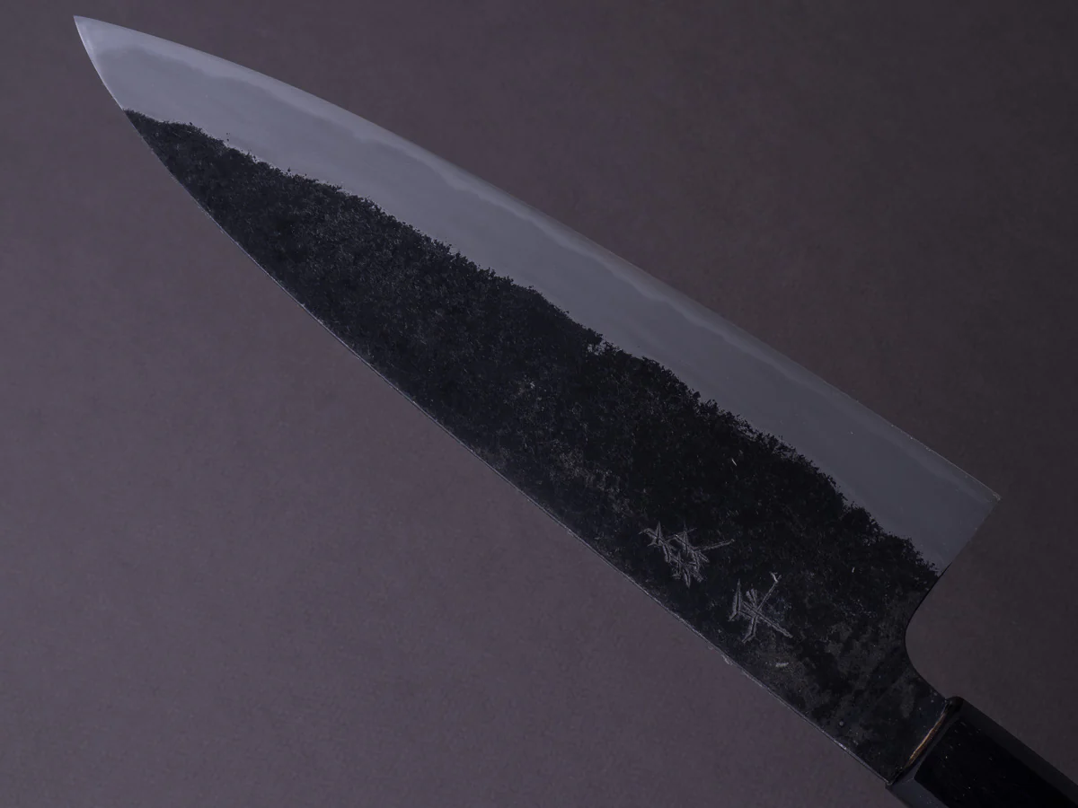 Morihei - Kurouchi #6 - White #2 - 210mm Gyuto - Walnut Handle - Extra Height - Image 7