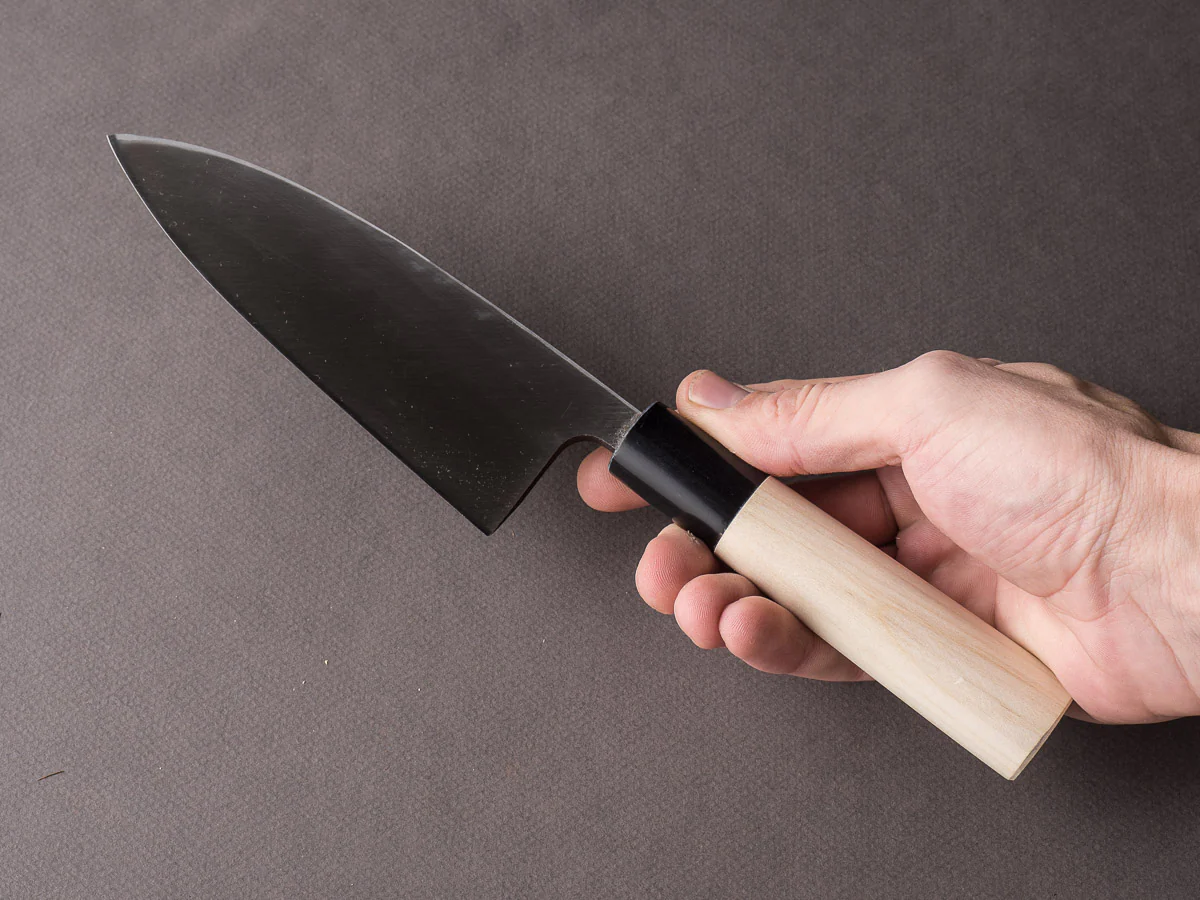 Mumei - Stainless - Deba - 150mm - Magnolia Handle - Image 7