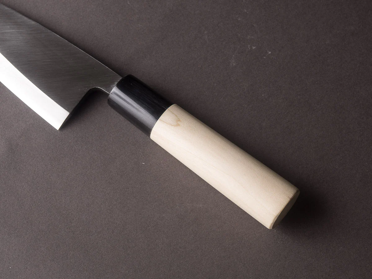 Mumei - Stainless - Left Handed - Deba - 135mm - Magnolia Handle - Image 4