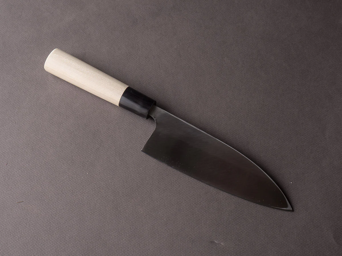 Mumei - Stainless - Left Handed - Deba -  165mm - Magnolia Handle - Image 3