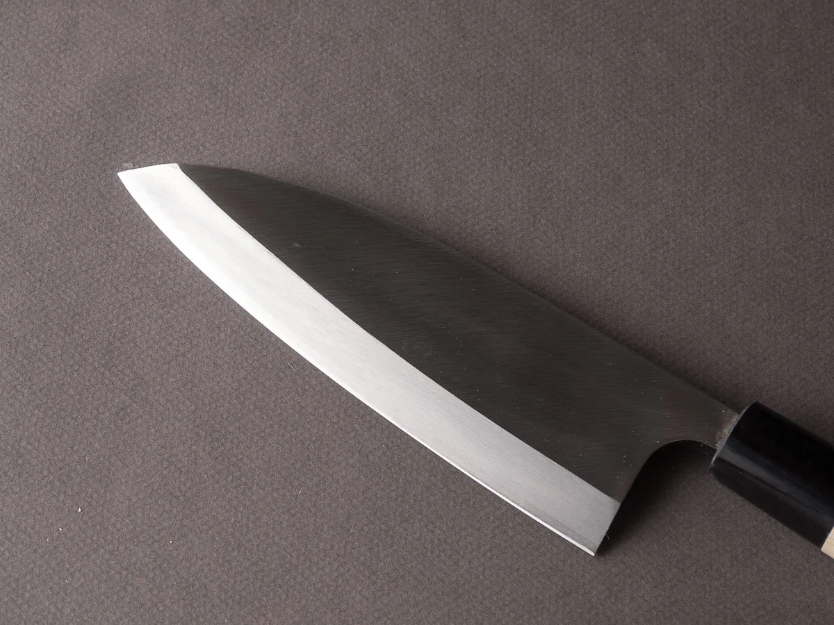 Mumei - Stainless - Left Handed - Deba -  165mm - Magnolia Handle - Image 4