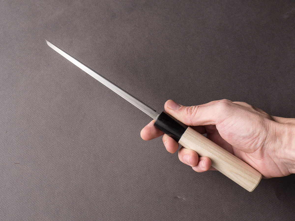 Mumei - Stainless - Left Handed - Deba -  165mm - Magnolia Handle - Image 9