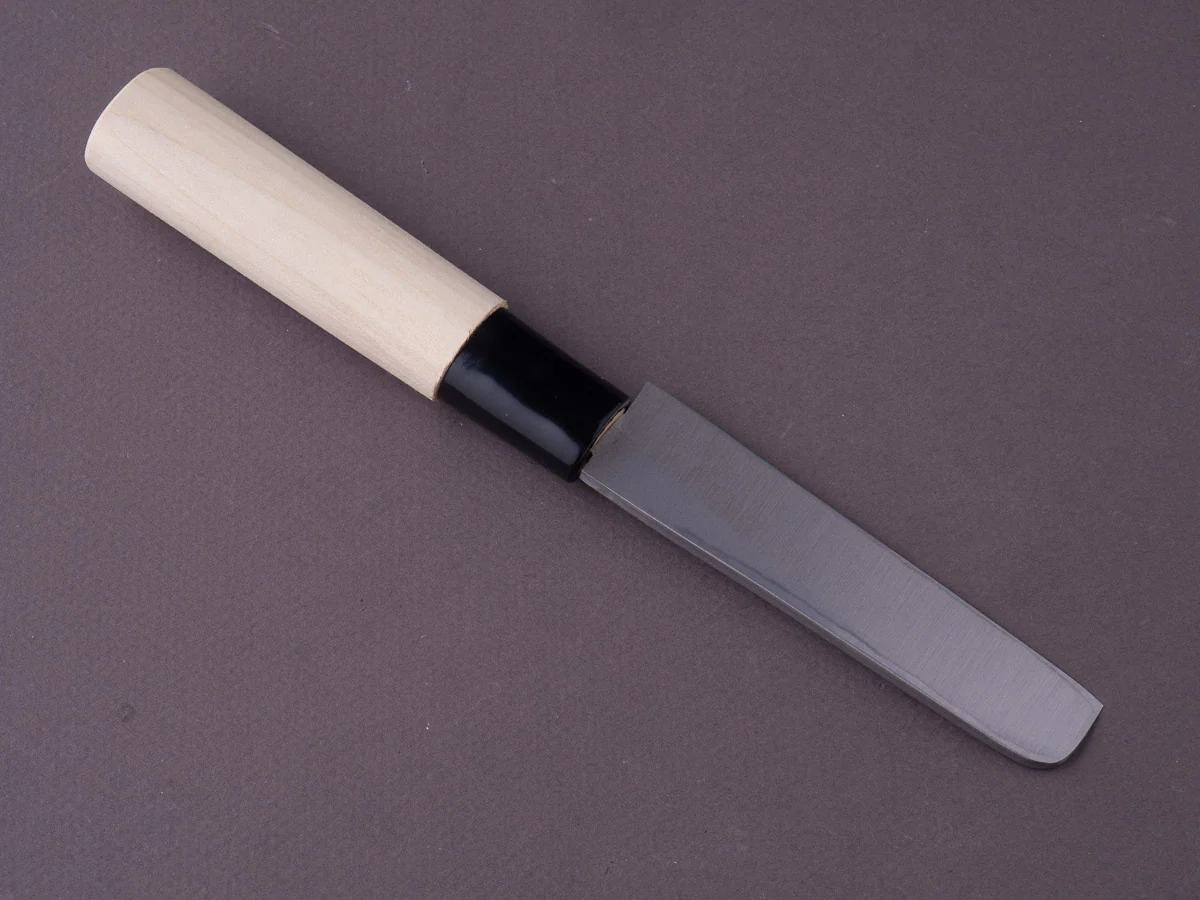 Mumei - Yellow Steel - 105mm Nagoya Saki - Poplar Handle - Image 3