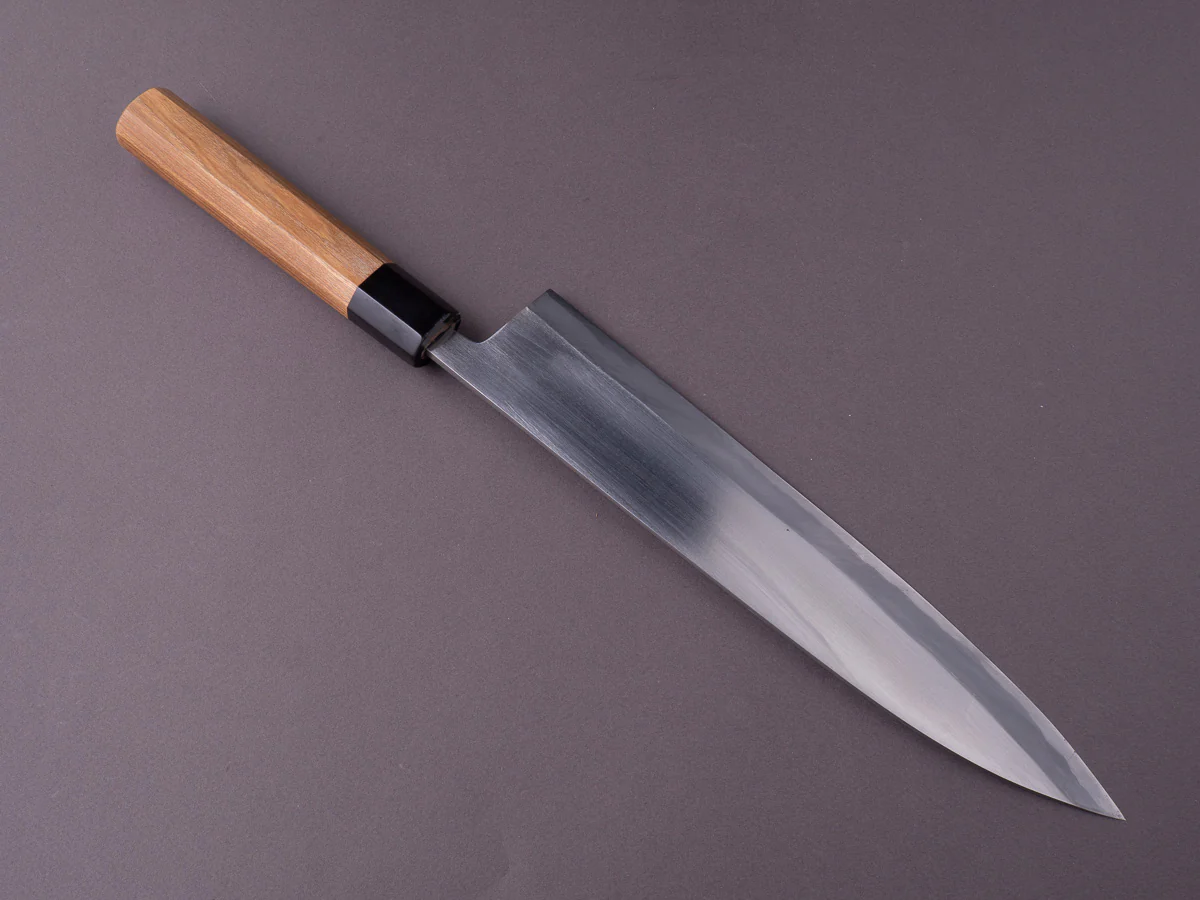 Nakaya Heiji - Semi-Stainless - Migaki - 270mm - Gyuto - Oak Handle - Image 2