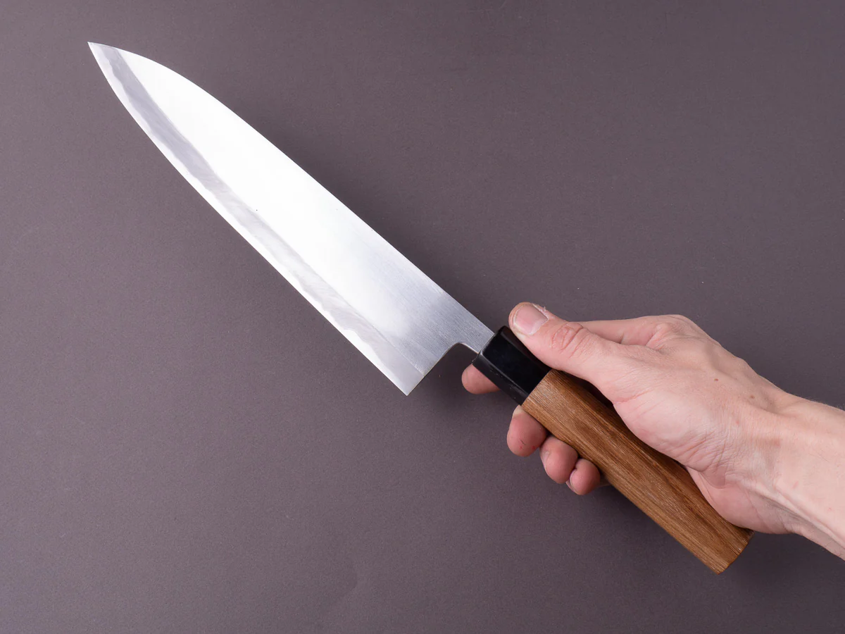Nakaya Heiji - Semi-Stainless - Migaki - 270mm - Gyuto - Oak Handle - Image 6