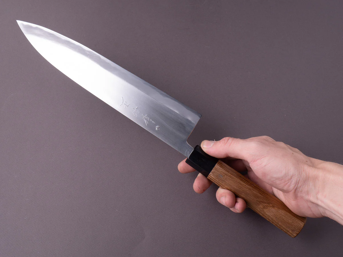 Nakaya Heiji - Semi-Stainless - Migaki - 270mm - Gyuto - Oak Handle - Image 7