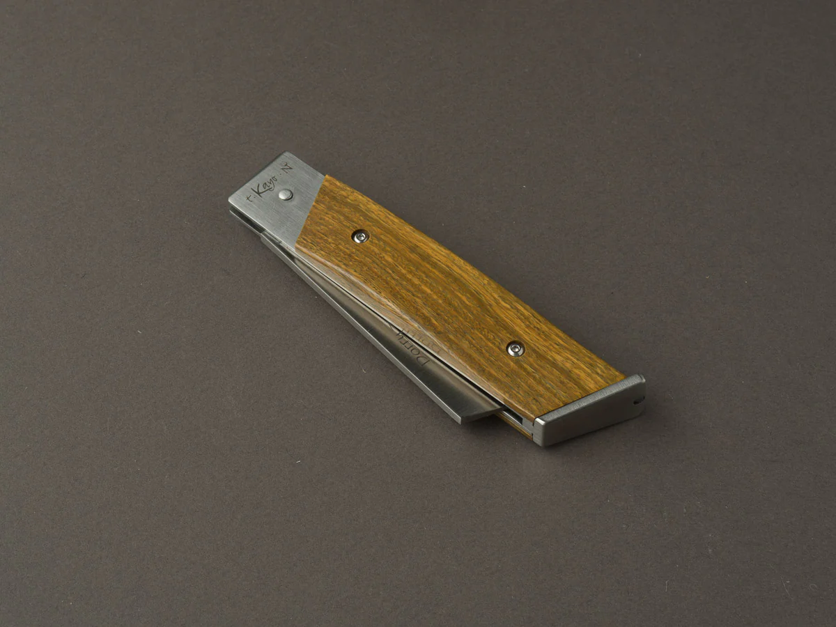 Neptunia - Folding Knife - Dorry - Slip Joint - 75mm - 12C27 - Palo Santo Handle - Image 2