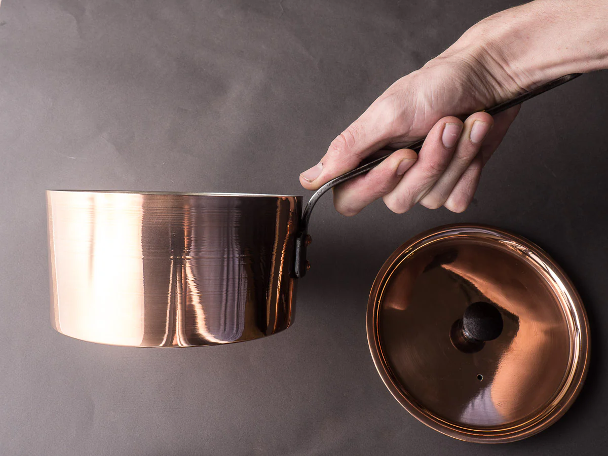 Netherton Foundry - Cookware - 6" Copper Saucepan - w/ Lid - Image 9