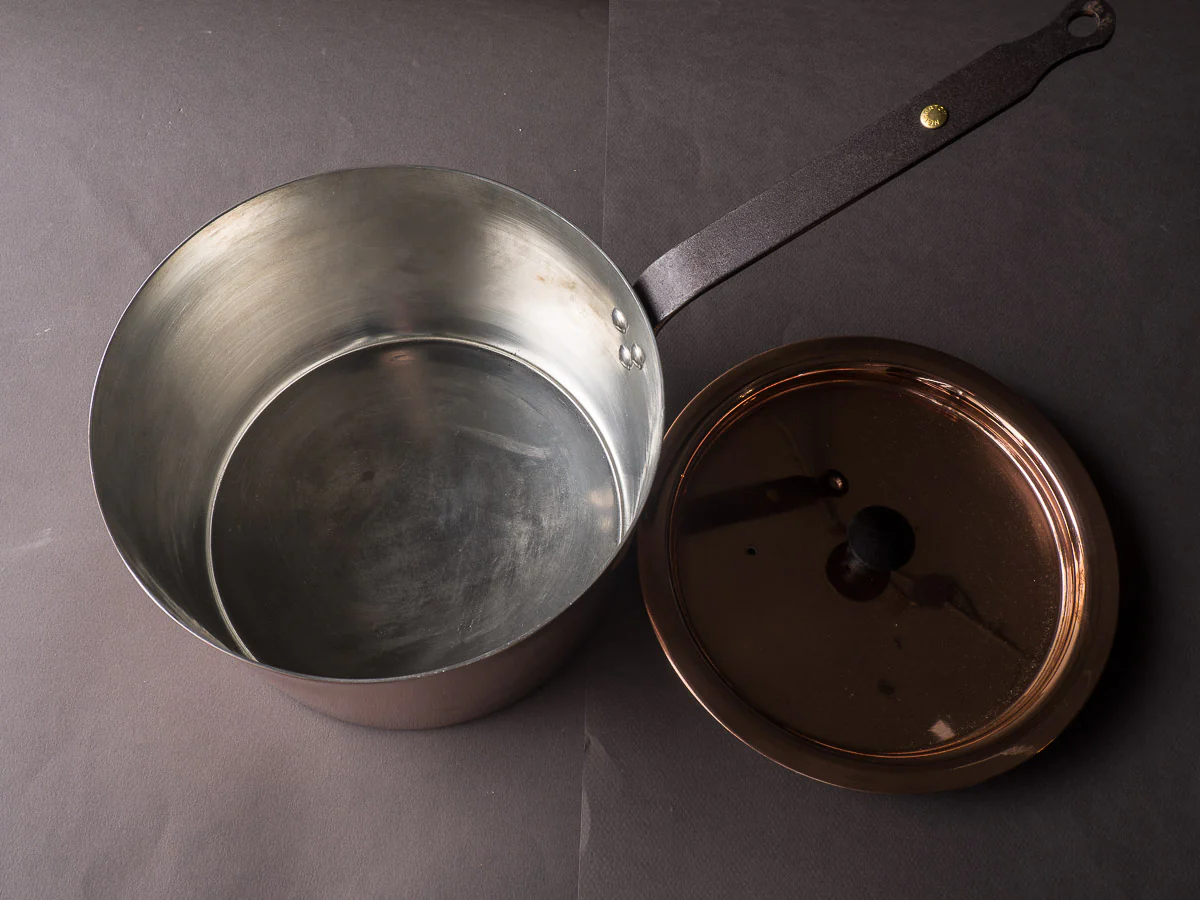 Netherton Foundry - Spun Copper Cookware - 8" Saucepot w/ Lid - Image 2
