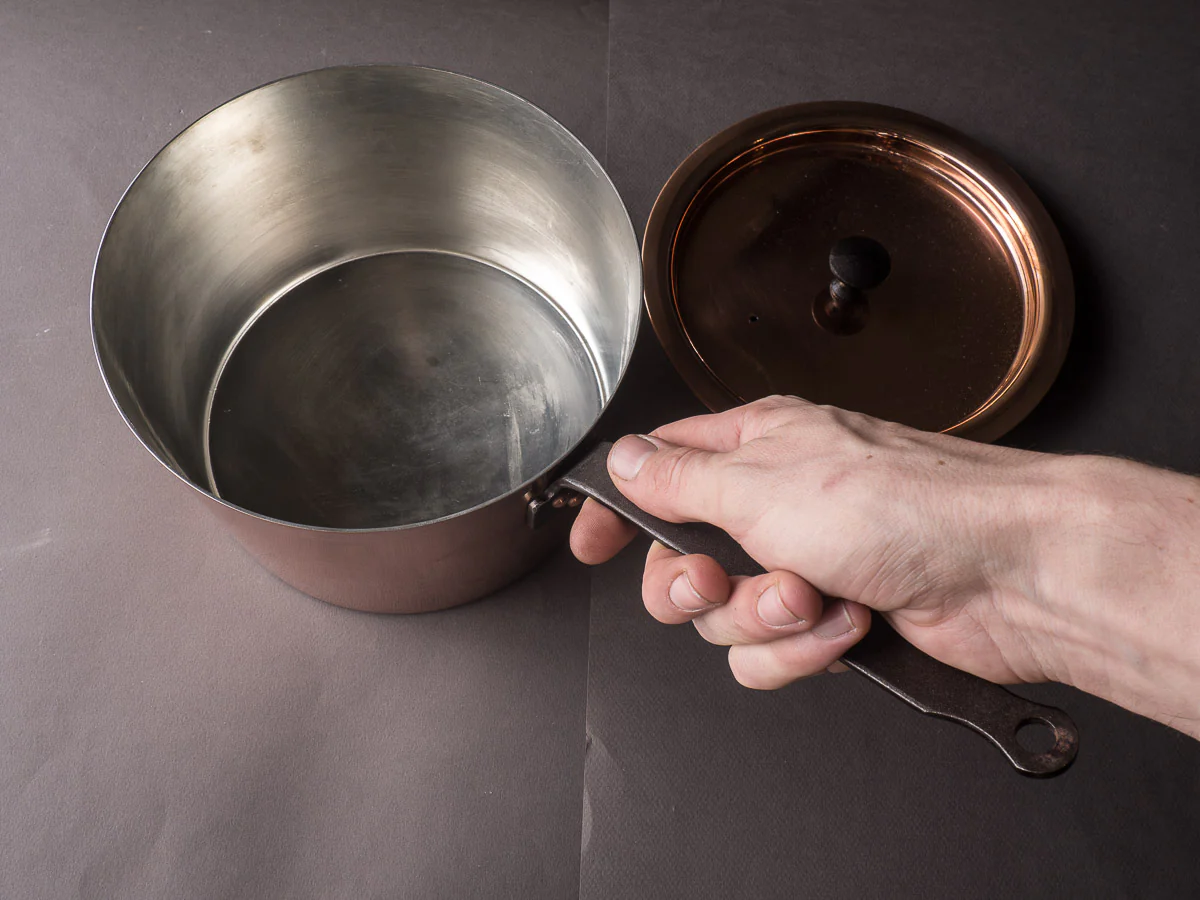 Netherton Foundry - Spun Copper Cookware - 8" Saucepot w/ Lid - Image 4