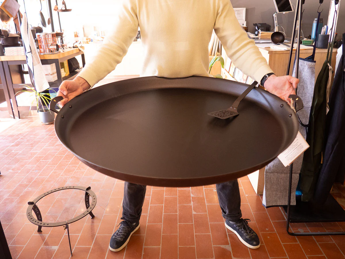 Netherton Foundry - Spun Iron - 33" Paella Pan - Image 7