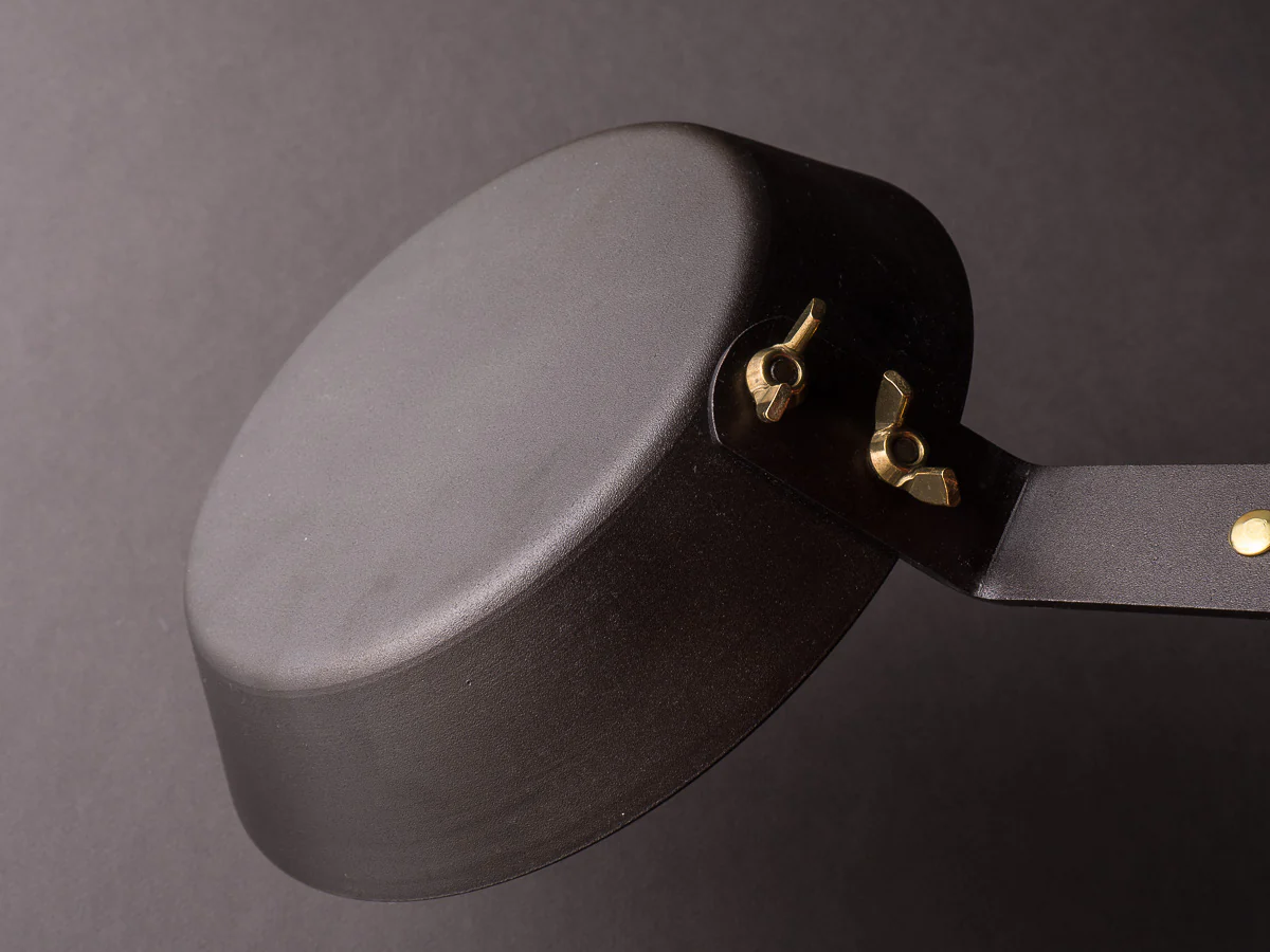 Netherton Foundry - Spun Iron - 8" "Glamping" Frying Pan - Oven Safe - Metal Lid - Image 10