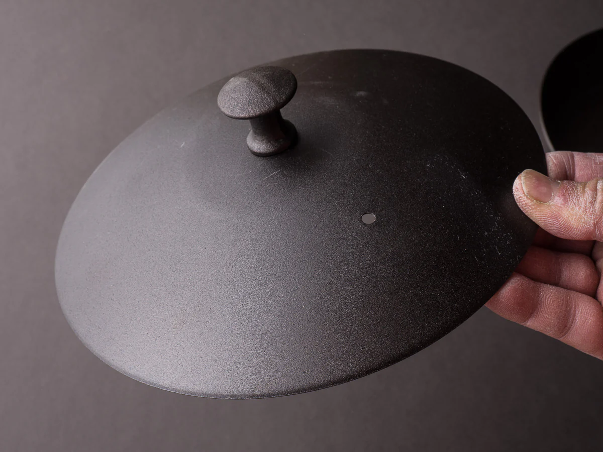 Netherton Foundry - Spun Iron - 8" "Glamping" Frying Pan - Oven Safe - Metal Lid - Image 12