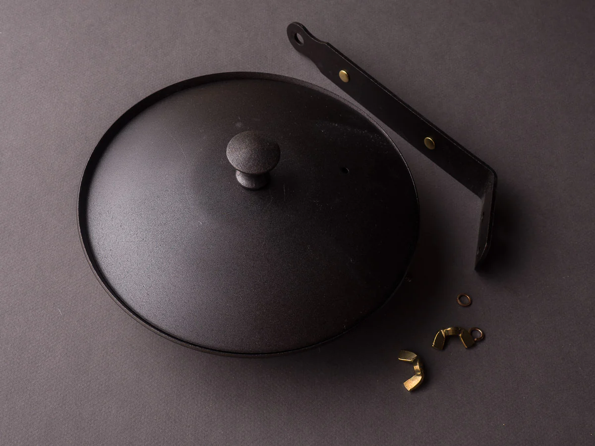 Netherton Foundry - Spun Iron - 8" "Glamping" Frying Pan - Oven Safe - Metal Lid - Image 5