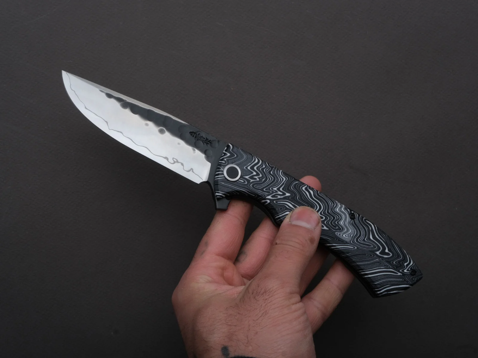 Nigara Hamono - Folding Knife - SG2 - G10 Handle - Image 3