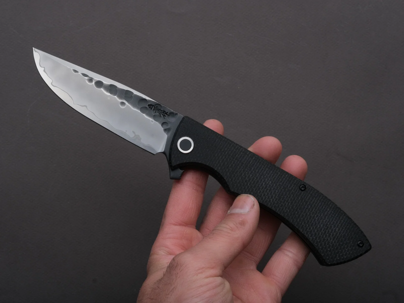 Nigara Hamono - Folding Knife - SG2 - Micarta Handle - Image 3