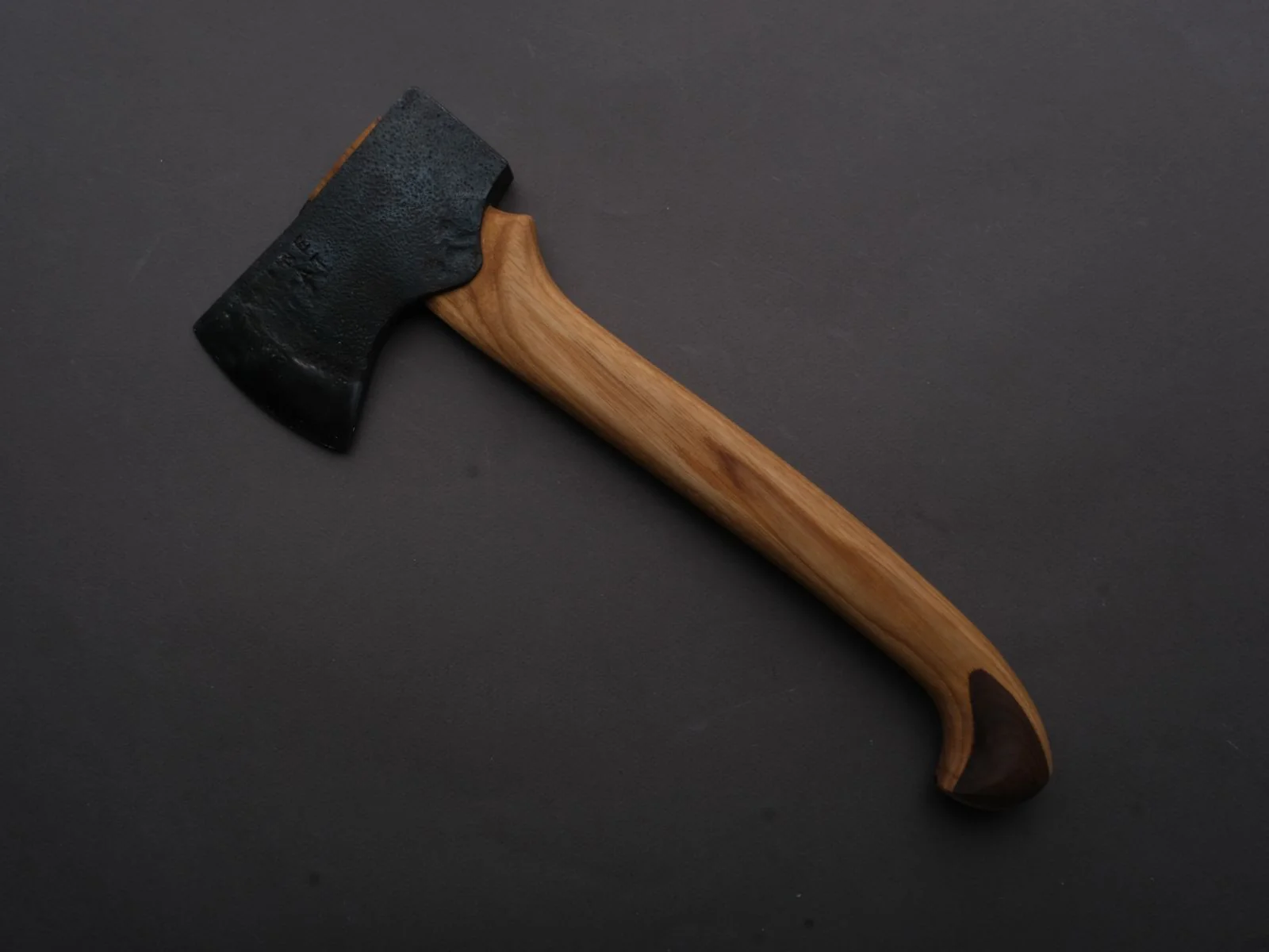 Northeast Axe & Tool - 1.5lb Carving Axe - 1055 Carbon - Hickory Walnut Handle - Image 2