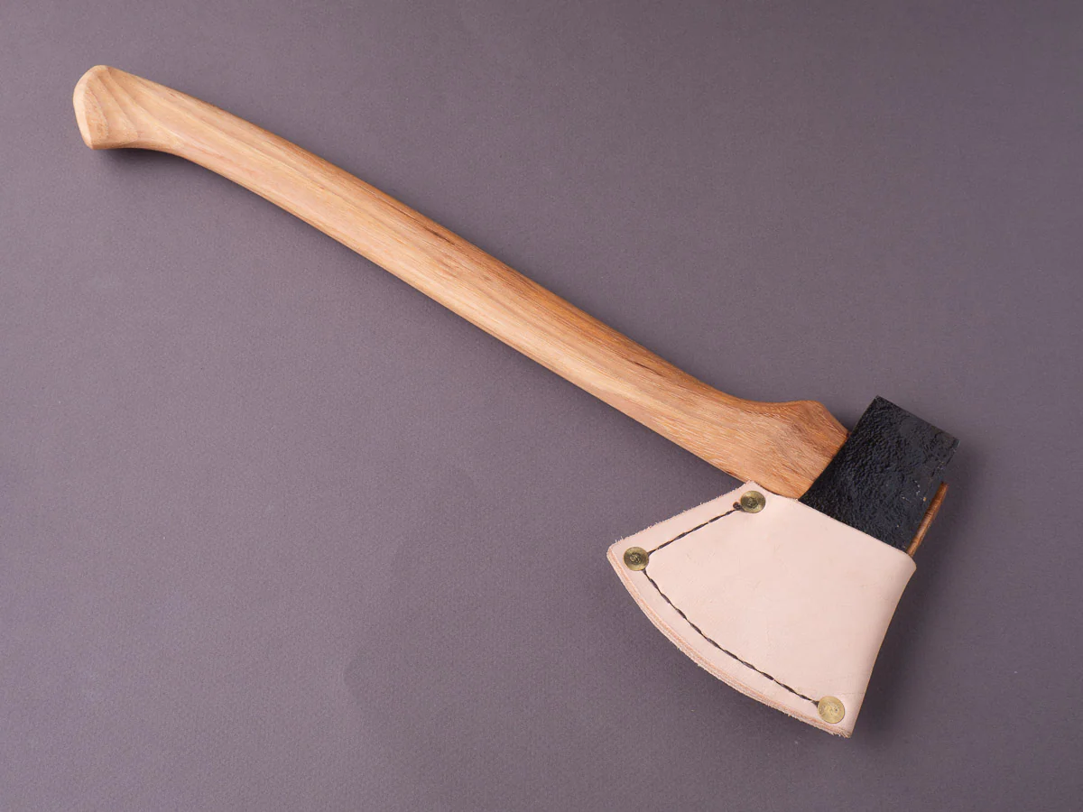 Northeast Axe & Tool - 12oz Small Pack Axe - 1050 Carbon - 16" Hickory Handle - Image 3
