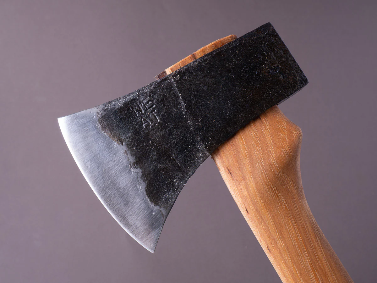 Northeast Axe & Tool - 12oz Small Pack Axe - 1050 Carbon - 16" Hickory Handle - Image 5