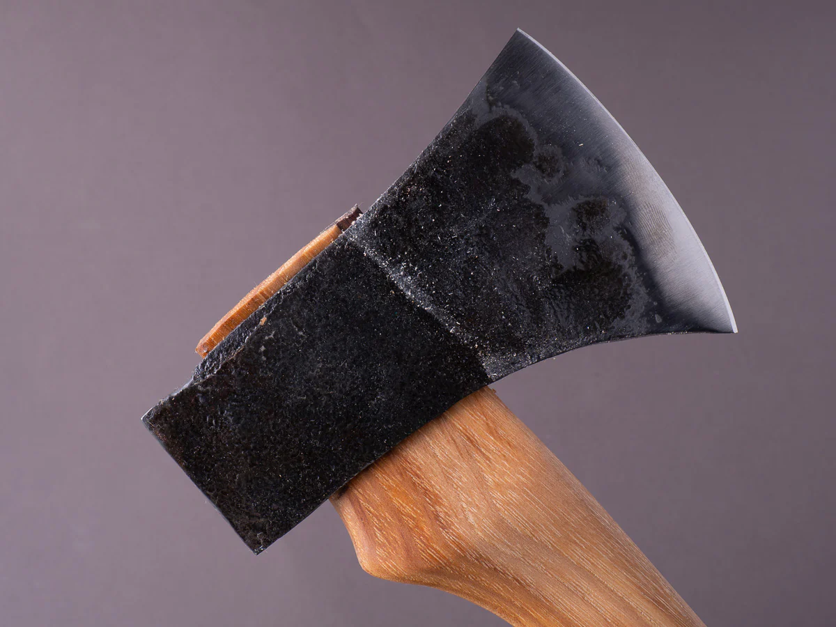 Northeast Axe & Tool - 12oz Small Pack Axe - 1050 Carbon - 16" Hickory Handle - Image 6