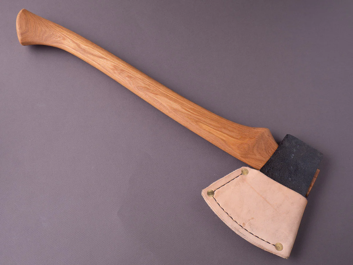 Northeast Axe & Tool - 1lb 12oz Canoe Axe - 1050 Carbon - 20" Hickory Handle - Image 4