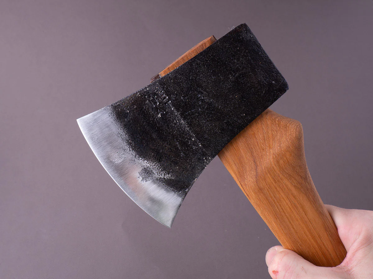 Northeast Axe & Tool - 1lb 12oz Canoe Axe - 1050 Carbon - 20" Hickory Handle - Image 5