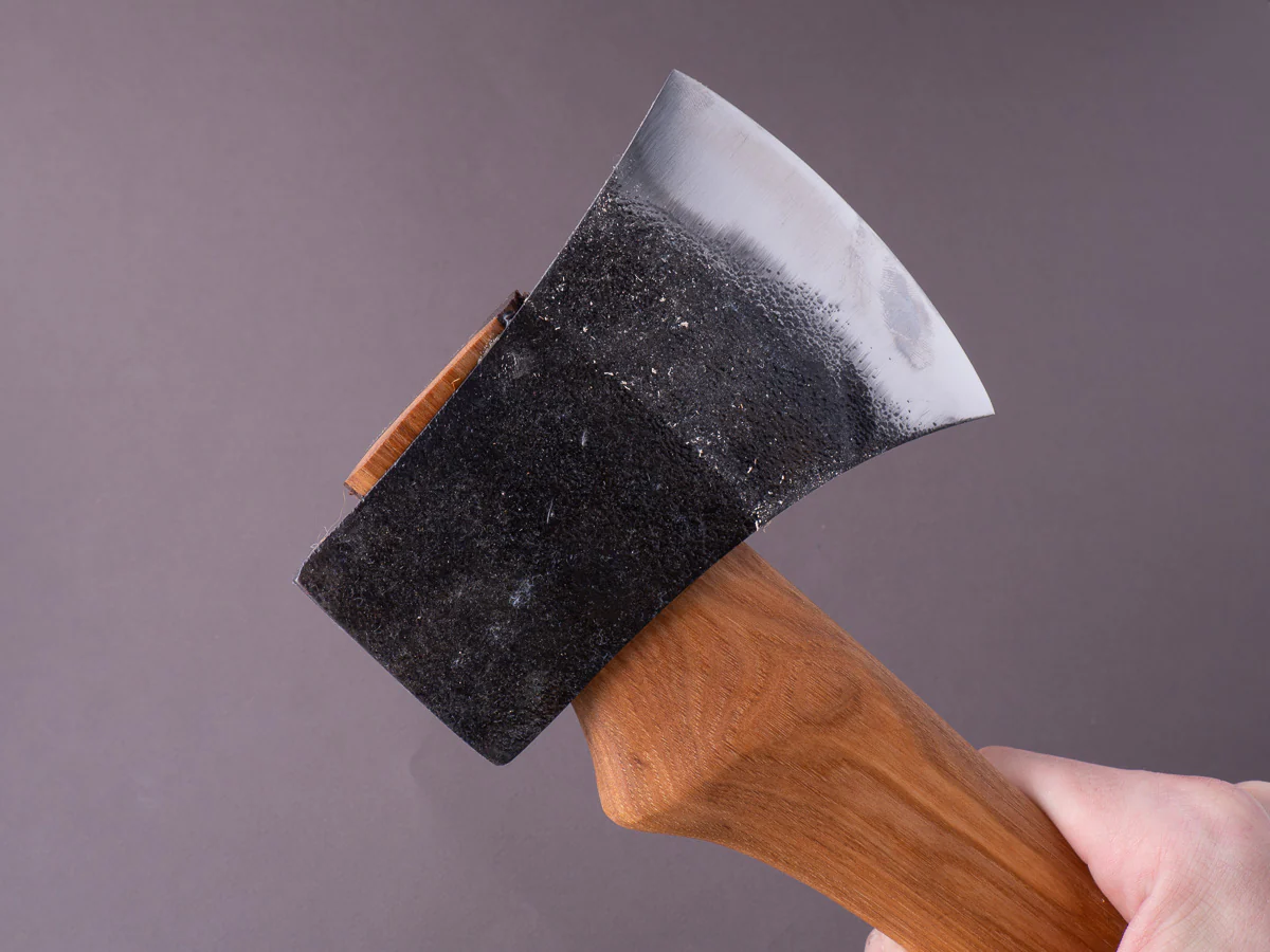 Northeast Axe & Tool - 1lb 12oz Canoe Axe - 1050 Carbon - 20" Hickory Handle - Image 6