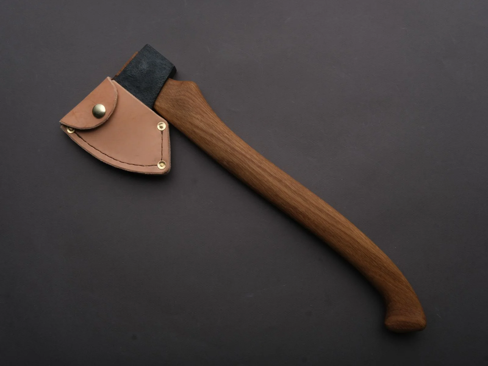 Northeast Axe & Tool - 1lb Camp Axe - 1055 Carbon - Hickory Handle - Image 4