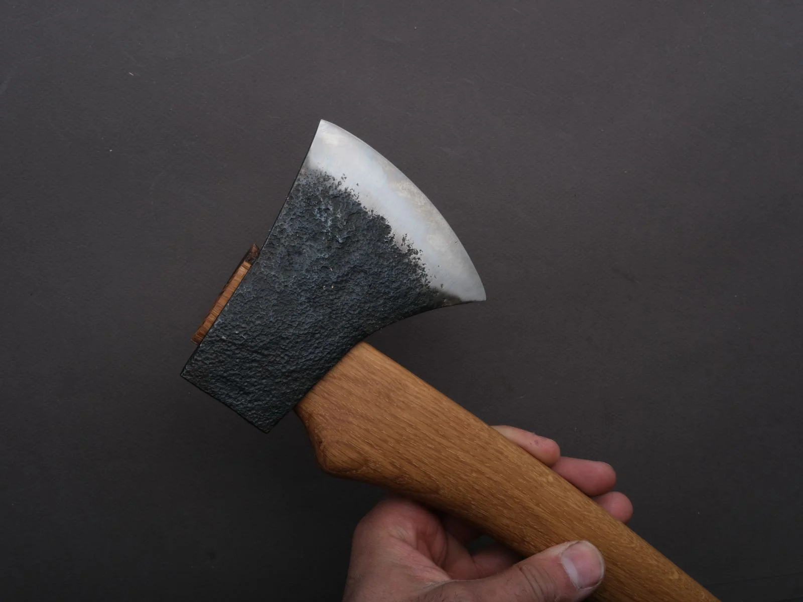 Northeast Axe & Tool - 1lb Camp Axe - 1055 Carbon - Hickory Handle - Image 5