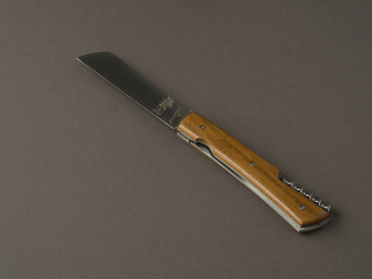 Perceval - Folding/Pocket Knife - Vendredi - Palo Santo Handle w/ Wine Key - Image 2