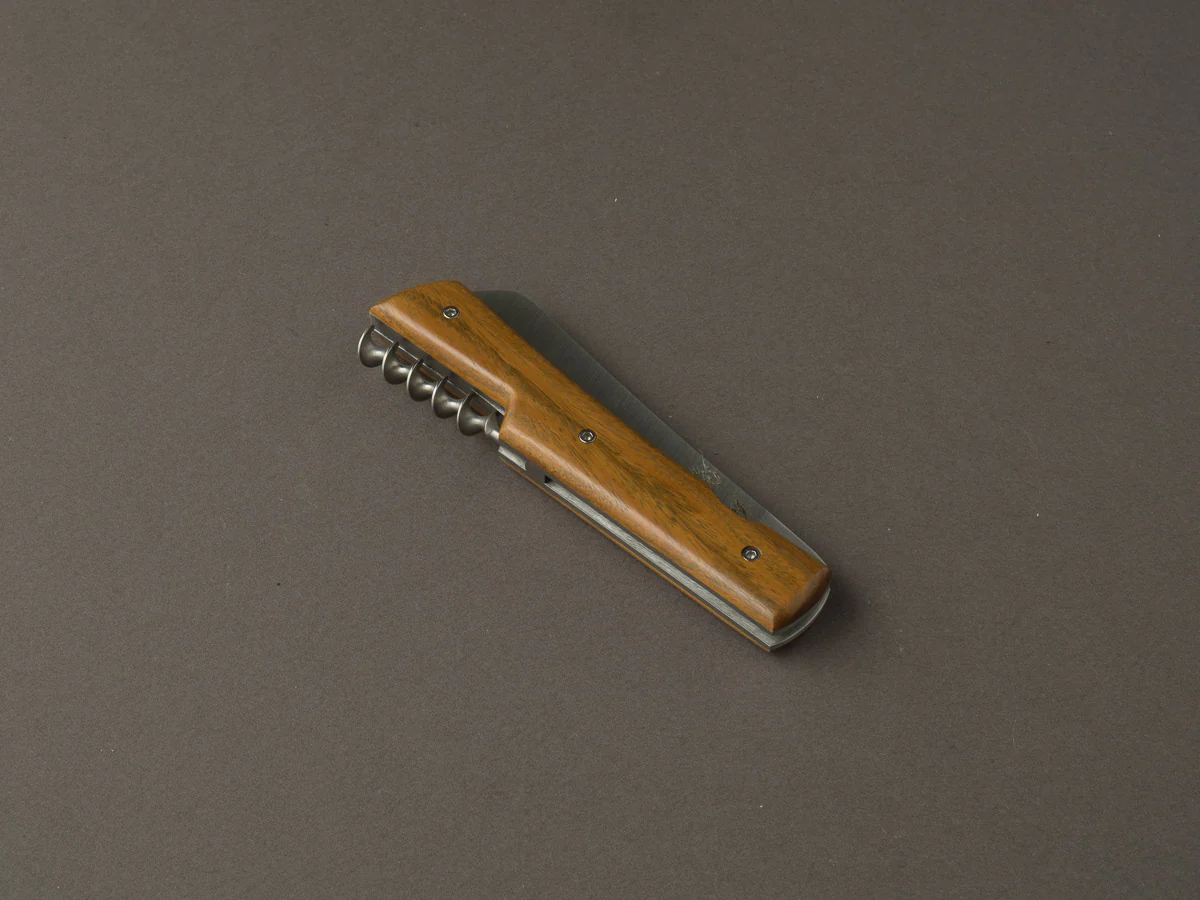Perceval - Folding/Pocket Knife - Vendredi - Palo Santo Handle w/ Wine Key - Image 3