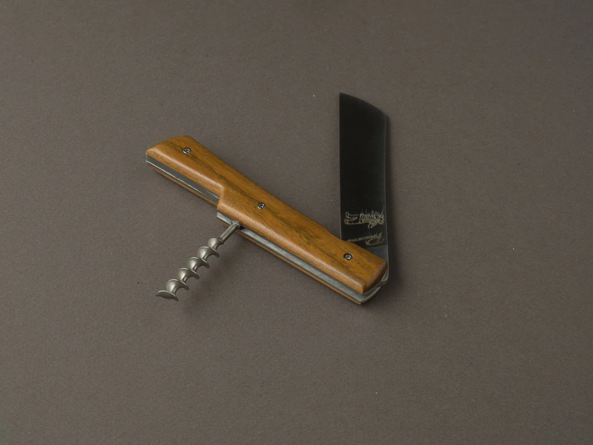 Perceval - Folding/Pocket Knife - Vendredi - Palo Santo Handle w/ Wine Key - Image 4